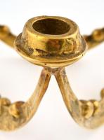 Tamun jelzéssel. Bronz, design gyertyatartó m: 12 cm, 21x21 cm