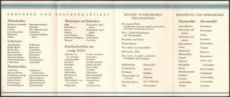 cca 1910-1930 4 db hajózással kapcsolatos reklám nyomtatvány / Ship cruises 4 advertisings