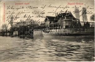 1902 Verőce, Nógrád-Verőce; Duna parti villa. Kopunecz József kiadása