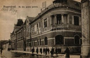 1922 Nagyvárad, Oradea; M. kir. posta palota. Rigler József Ede rt. / post palace