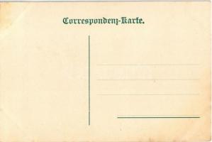 Leoben, Ein Blick auf Leoben. Carl Krall 1905. / Montage with ladies and gentlemen