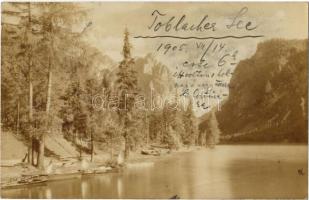 1905 Lago di Dobbiaco, Toblacher See (Südtirol); photo