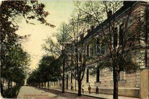 1914 Fehértemplom, Ung. Weisskirchen, Bela Crkva; M. kir. állami főgimnázium / grammar school (kopott sarkak / worn corners)