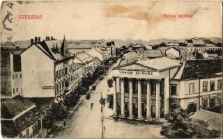 1909 Szabadka, Subotica; Városi színház. Lipsitz kiadása / theatre (fl)