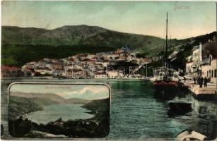 1911 Bakar, Szádrév, Bukar, Bukkari, Buccari; kikötő / port, general view