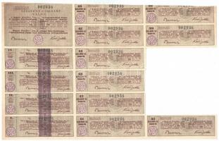 Budapest 1926. "Magyar Kender-, Len- és Jutaipar Részvénytársaság" részvénye 40P értékben,...