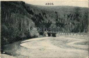 1908 Abos, Obisovce; híd. Felvétel és fénynyomat Divald K. műintézetéből / bridge (EK)