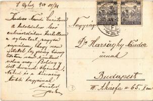 1925 Sátoraljaújhely, Bujdosó István cukrászdája, belső (Rb)