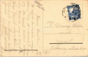 Zamárdi, Dr. Gavalér villa. Tihanyi István kiadása + "NAGYKANIZSA-BUDAPEST" mozgóposta