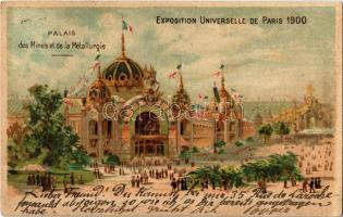 1900 Paris, Exposition Universelle, Palais des Mines et de la Métallurgie / Expo, Palace of Mines and Metallurgy. litho (EK)