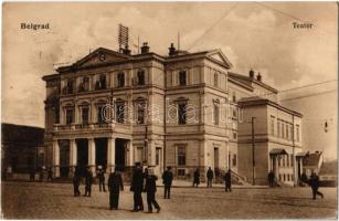1915 Belgrade, Teater / theatre + K.u.K. Reservespital Brcko in Belgrade