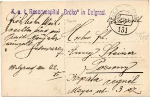 1915 Belgrade, Teater / theatre + "K.u.K. Reservespital "Brcko" in Belgrade"