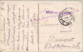 1917 Lviv, Lwów, Lemberg; Ogólny widok, Kopiec Unii Lubelskiej / Union of Lublin Mound + K.u.K. Rese...