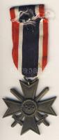 Német 3. Birodalom 1939. Háborús érdemkereszt, II. osztály, Br szalaggal T:2