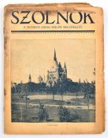 1926 Szolnok, Miskolc. A Nemzeti Újság két melléklete megviselt állapotban.