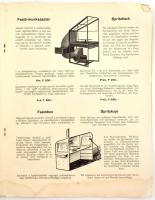 cca 1940 Lakos és Székely gépgyár. Bp. VI. (XIII.) Béke tér képes árjegyzék-  24p. Kissé szakadozott