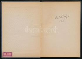 Ady Endre Párisi noteszkönyve. Bp., 1924, Amicus. 61 p.Első kiadás! A könyvet a költő édesanyja megb...