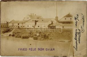 1903 Simontornya, Fried-féle bőrgyár. photo (EB)