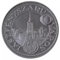 DN "Jászfényszaru város / Sanctissimus rex" fém emlékérem eredeti díszdobozban (42mm) T:PP...