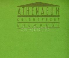 1942 Konecsni György (1908-1970): Budapesti Nemzetközi Vásár plakát, jelzett, bélyeggel, hajtott, 91...