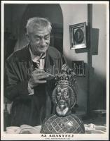 1964 Az Aranyfej c. film werkfotója, 23x18 cm