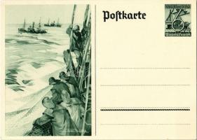 1938 Winterhilfswerk (WHW) NSDAP German Nazi Party propaganda postcard; 6+4 Ga. s: Axster-Heudtlass