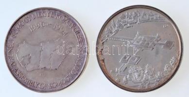 Fritz Mihály (1947-) 1992. "Hévíz Város - 1992. Május 1." ezüstözött fém emlékérem (42,5mm...