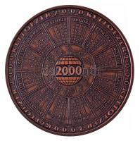 2000. "MÉE köszönti az Államalapítás ezredik évfordulóját" Br naptárérem (42,5mm) T:1-