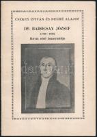 Csekey István, Degré Alajos: Dr. Babocsay József (1760-1838). Hévíz első ismertetője. Balatonfüred, Hévíz, 1974, Veszprém Megye Tanácsa Idegenforg. Hiv. és Hévíz Község Tanácsának kiadása. Fekete-fehér illusztrációkkal. Megjelent 1050 példányban. 24 p. Kiadói papírkötés, borító hátoldalán folt.