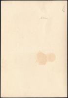 cca 1939-1944 Német katonatiszt díszegyenruhában, kitüntetésekkel, jelvényekkel, karddal, 15x10 cm