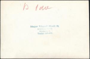 cca 1945 Balogh István(1894-1976)katolikus pap, kisgazdapárti politikus, államtitkár fotója, a hátté...