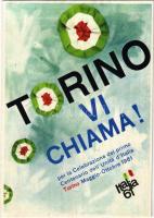 1961 Torino VI Chiama! per la Celebrazione del primo Centenario dellunita dItalia Maggio-Ottobre 1961 / Italian propaganda card for the celebration of the first centenary of the unification of Italy s: Girotto