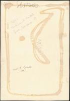 cca 1920-1930 Osztrák csendőr magyar háborús emlékéremmel, fotó, 22x15 cm