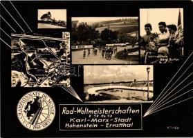 1960 Rad-Weltmeisterschaften Karl-Marx-Stadt (Chemnitz) Hohenstein-Ernsttal. Weltmeisterin Beryl Burton / Championnats du Monde UCI 1960 DRSV / UCI Road World Championships in Chemnitz, Beryl Burton womens champion, road cycling (non PC)