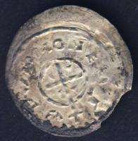 Salamon 1063-1074. denár Ag, ÉH 8. T:eltörve, korr. ph. R!