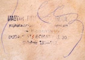 cca 1940-1947 Vörös János (1891-1968) vezérezredes, vezérkari főnök, honvédelmi miniszter (1944-1945...