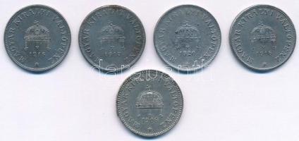 1908-1920KB 20Ni/Fe (5xklf) T:2 ph. patina