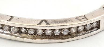 Ezüst(Ag) karkötő, Bulgari jelzéssel, 5,5×5 cm, bruttó: 34,4 g