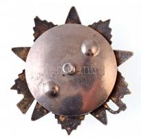 Szovjetunió ~1985. "Honvédő Háború Érdemrend II. osztálya" ezüstözött, zománcozott kitünte...