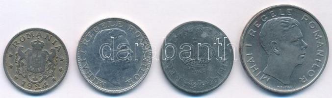 Románia 1924-1944. 1L-100L (4xklf) T:2
Romania 1924-1944. 1 Leu - 100 Lei (4xdiff) C:XF