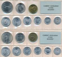 1971-1977. 2f-10Ft (9xklf *7) érmés forgalmi sor fóliatokban T:1 Adamo FO4