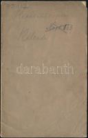 1861 Határidő naptár mindennemű hivatalnokok, ügyvédek, jegyzők, orvosok utazók és üzérek számára. P...