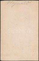 Haynald Lajos (1816-1891) kalocsai érsek, keményhátú fotó, 9,5×6 cm