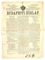 1860 A Budapesti Hírlap március 7. száma.