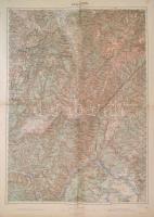 1915-1916 Versec és Orsova katonai térképe, kiadja: K. u. k. Militärgeographisches Institut, 2 db, 63×45 cm