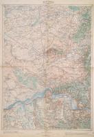 1915-1916 Versec és Orsova katonai térképe, kiadja: K. u. k. Militärgeographisches Institut, 2 db, 6...