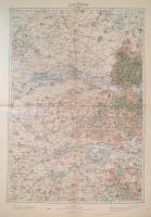 1914 Temesvár térképe, kiadja: K. u. k. Militärgeographisches Institut, 63×45 cm