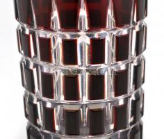 Val Saint Lambert kis méretű kristály váza. Jelzett. Hibátlan. 11 cm