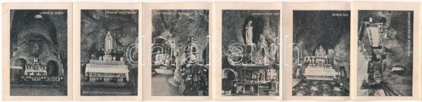 Budapest XI. Gellért-hegyi lourdesi barlang, Magyarok Nagyasszonya sziklatemplom, leporellólap