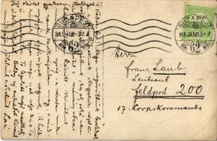 1915 Budapest XII. Márvány utcai hadikórház, orvosok, ápolók és nővérek csoportképe. photo